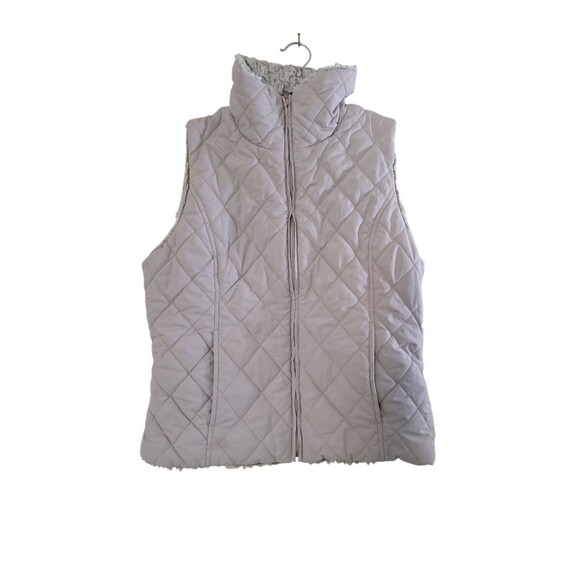 Women’s Medium Weatherproof reversible vest faux fur Quilted - Picture 1 of 5